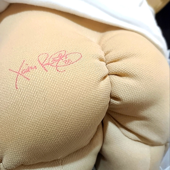 Vintage 80s Cabbage Patch Kids Doll 1986 Red Signature Mold 10 USA OK 16" 2Teeth - Picture 3 of 11